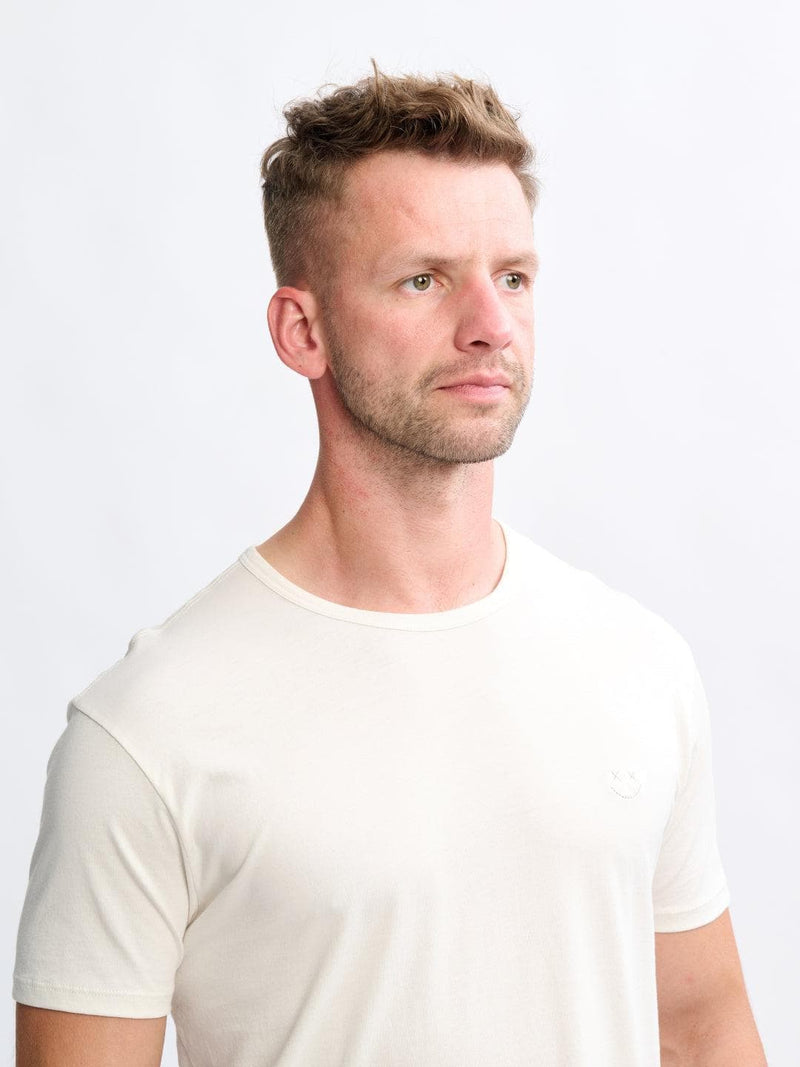 Smiley Tee SQ - White