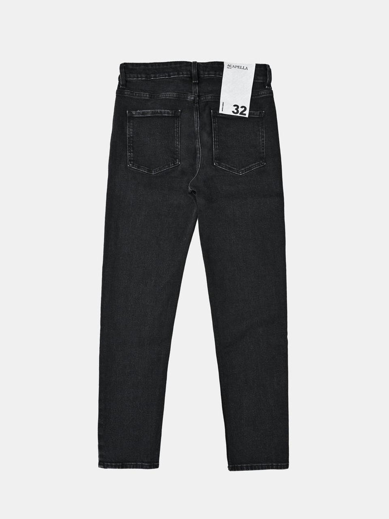 STRAIGHT SKINNYJEANS - Washed Black