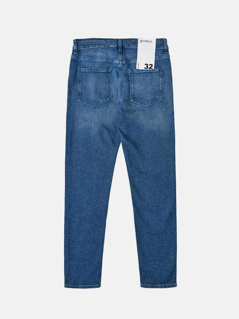 STRAIGHT SKINNY JEANS - Washed  Denim