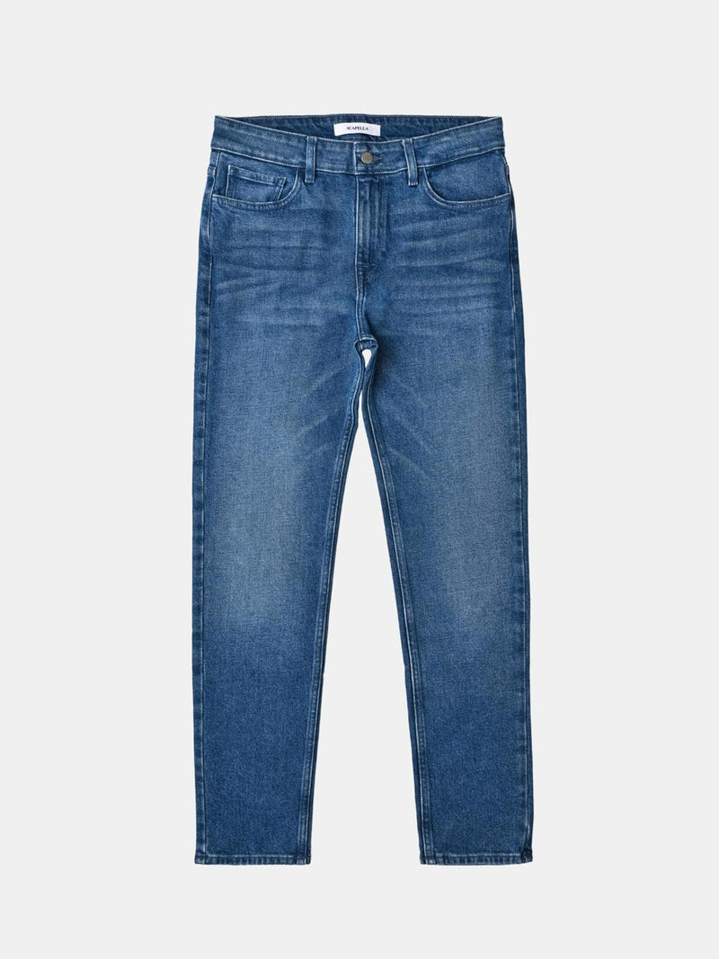 STRAIGHT SKINNY JEANS - Washed  Denim